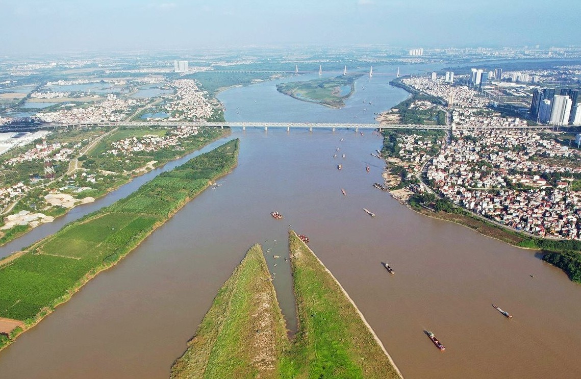 Quy hoạch cấu trúc đô thị Hà Nội với sông Hồng là trục xanh